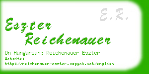 eszter reichenauer business card
